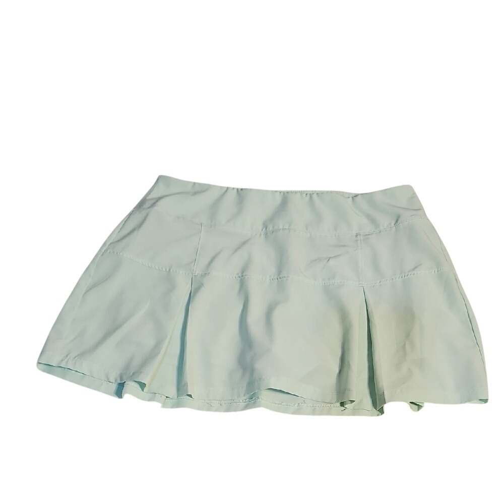 Etonic Pleated Tennis Skirt Mint Green Athletic Skort Activewear SIZE Large